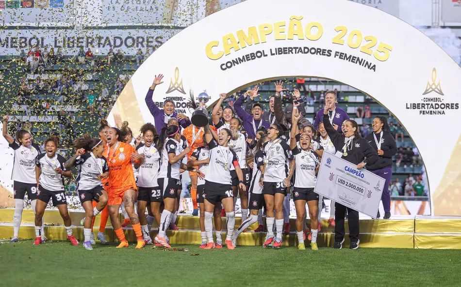 Corinthians campeão Libertadores Feminina, Mundial de Clubes Feminino FIFA, Novo Formato Libertadores Feminina Conmebol, Futebol Feminino, Premiação Libertadores Feminina, Brabas do Timão, Jogadoras de Futebol Femi